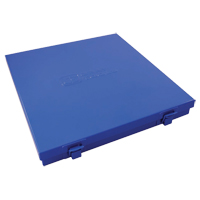 Slim Metal Box, 10-1/2" D x 9-1/4" W x 1-1/4" H, Blue Pathway Supply LP