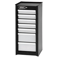 Armoire compl&eacute;mentaire, 7 tiroirs, 14-3/4" la x 18" p x 33,34" h, Noir Pathway Supply LP