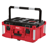Packout Large Tool box, 22" x 16" x 11", Black/Red Pathway Supply LP