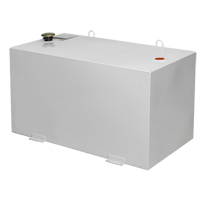 R&eacute;servoir de transfert pour carburant en acier, Acier, Capacit&eacute; 100 gal., Blanc Pathway Supply LP