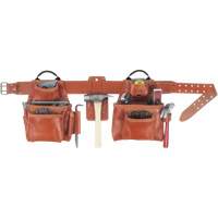 Deluxe Tool Belt Combo, Leather, Tan Pathway Supply LP