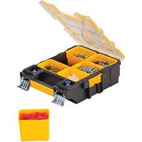 Mid-Size Pro Organizer, 4-1/2" W x 10-1/4" D x 13-3/5" H, Black/Yellow Pathway Supply LP