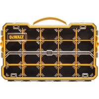 Compartment Pro Organizer, 11" W x 17-5/8" D x 2-7/8" H, Black/Yellow Pathway Supply LP