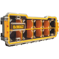 Compartment Pro Organizer, 6-5/8" W x 17-5/8" D x 2-7/8" H, Black/Yellow Pathway Supply LP