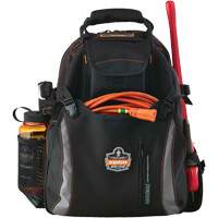 Arsenal&reg; 5843 Tool Backpack, 13-1/2" L x 8-1/2" W, Black, Polyester Pathway Supply LP