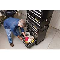 Armoire &agrave; outils moyenne de s&eacute;rie 300, 26" la, 2 tiroirs, Noir Pathway Supply LP