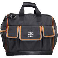 Tradesman Pro Wide-Open Tool Bag, Ballistic Nylon, 42 Pockets, Black Pathway Supply LP