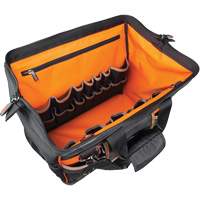 Tradesman Pro Wide-Open Tool Bag, Ballistic Nylon, 42 Pockets, Black Pathway Supply LP
