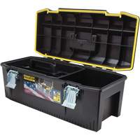 FatMax&reg; Structural Foam Tool Box, 28" W x 12-1/2" D x 11" H, Black/Yellow Pathway Supply LP