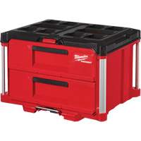 Boîte &agrave; outils avec 2 tiroirs Packout, 16-1/3" x 14-1/3" x 22-1/5", Rouge Pathway Supply LP