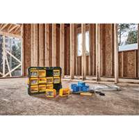 Flip-Bin Organizer, 3-7/8" W x 17-3/4" D x 13-7/8" H, Black/Yellow Pathway Supply LP