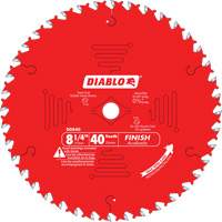 Contractor Saw Blades - Finishing Saw Blades, 8-1/4", 40 Teeth, Wood Use Pathway Supply LP