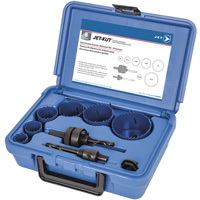 Coffret de scies-cloches haut de gamme pour &eacute;lectriciens, 8 morcea Pathway Supply LP