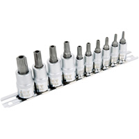 Jeu de douilles antiviol TORX 1/4" & 3/8" SS1438-10TB 10 mcx Pathway Supply LP
