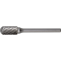 Fraises au carbure solide - Forme cylindrique avec embout sph&eacute;rique, , 1/8" dia., 9/16" profondeur de la coupe Pathway Supply LP