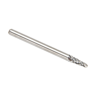 Solid Carbide Burrs - Taper Shape Radius End 14°, 1/8" Shank Pathway Supply LP