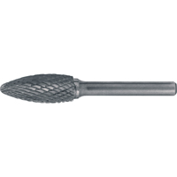 Fraises au carbure solide - Forme de flamme, 5/16" dia., 1/4" Tige Pathway Supply LP