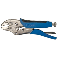 Locking Pliers with Wire Cutter, 5" Length, Curved Jaw Pathway Supply LP