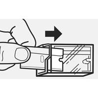 Lame pour grattoir &agrave; verre, Lame Acier &agrave; haute teneur en carbone Pathway Supply LP