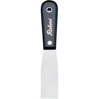 Putty Knife Stiff, Steel Blade, 1-1/4" Wide, Polypropylene Handle Pathway Supply LP