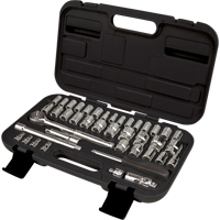 Jeux de douilles SAE/m&eacute;triques 1/4" et 3/8", 41 Mcx Pathway Supply LP