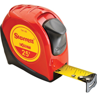 Ruban &agrave; mesurer pour ing&eacute;nieur, 1" x 25', Marques de goujon 1/16" Pathway Supply LP