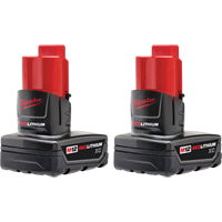 M12 Redlithium Batteries, Lithium-Ion, 12 V, 3 A Pathway Supply LP