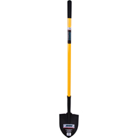 Round Point Shovel, Tempered Steel Blade, Fiberglass, Straight Handle Pathway Supply LP