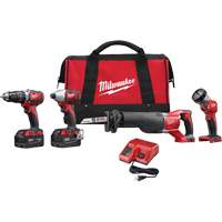 M18 Cordless Tool Combo Kit, Lithium-Ion, 18 V Pathway Supply LP