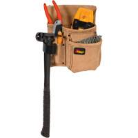 Half Carpenter Apron, Multiple Tool Holder, Leather, 4 Pockets Pathway Supply LP