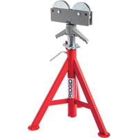 Support de tuyau pour rouleau baiss&eacute; no RJ-98, 59-104 cm R&eacute;glage de la hauteur, 12" Capacit&eacute; max. de tuyau, 1000 lb Capacit&eacute; de charge max. Pathway Supply LP