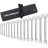 Jeu de cl&eacute;s longues &agrave; coupe &agrave; 12 pans avec pochette &agrave; outils roulable, Combinaison, 15 morceaux, Imp&eacute;rial Pathway Supply LP