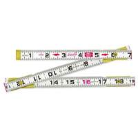 R&egrave;gle Red End, 2 m lo, Bois, Graduations de 1 mm Pathway Supply LP