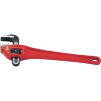 Heavy-Duty Offset Pipe Wrench #14, 2" Jaw Capacity, 14" Long, Powder Coated Finish Pathway Supply LP