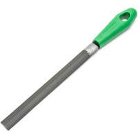 Lime &agrave; taille crois&eacute;e avec poign&eacute;e verte, Demi-ronde, 8", B&acirc;tarde Pathway Supply LP