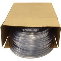 Tubing, Air/Water, 0.625" OD x 100' L, PVC, Clear, 30 PSI @ 20°C Pathway Supply LP