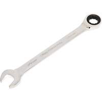 72-Tooth Ratcheting Combination Wrench, 12 Point, 30 mm, Chrome/Polished Finish Pathway Supply LP