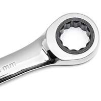 72-Tooth Ratcheting Combination Wrench, 12 Point, 30 mm, Chrome/Polished Finish Pathway Supply LP