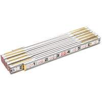 R&egrave;gle de maçon Red End, 6' lo, Bois, Graduations de 1/16" Pathway Supply LP