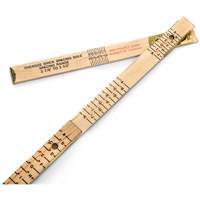 R&egrave;gle de maçon surdimensionn&eacute; Red End, 6' lo, Bois, Graduations de 1/16" Pathway Supply LP