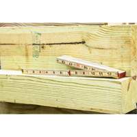 R&egrave;gle pliante, 6' lo, Bois, Graduations de 1/16" Pathway Supply LP