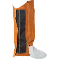 Leather Spats, 14" L, Lava Brown Pathway Supply LP