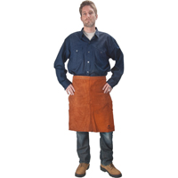 Tablier en cuir, Taille, 24" lo, Lava Brown Pathway Supply LP