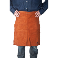 Tablier en cuir, Taille, 24" lo, Lava Brown Pathway Supply LP