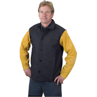 Welding Jacket, Proban, 4X-Large, Black Pathway Supply LP
