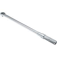 Ratcheting Head Micrometer Torque Wrench, Click, 1/2" Square Drive, 50 - 250 lbf. Ft Pathway Supply LP