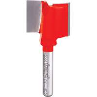 Router Bit - Double Flute Straight Bit, 1" Dia., 3/4" H, 2" L, 1/4" Shank Pathway Supply LP