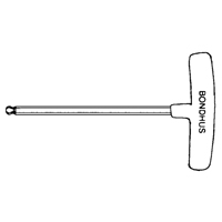 Individual Hex Keys - SAE, Ball End, 3/32" x 6" L, T Handle Pathway Supply LP