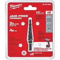 Foret &eacute;tag&eacute; no 2, 3/16" - 1/2", Incr&eacute;ments de 1/16", Acier rapide Pathway Supply LP