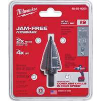 #9 Step Drill Bit, 7/8" - 1-1/8" , High Speed Steel Pathway Supply LP